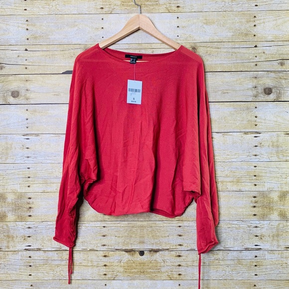 Forever 21 Tops - Forever 21 Blouse Batwing Rust Size Small